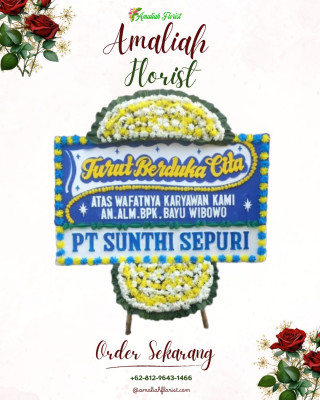 Papan Bunga Duka di Yatamo
